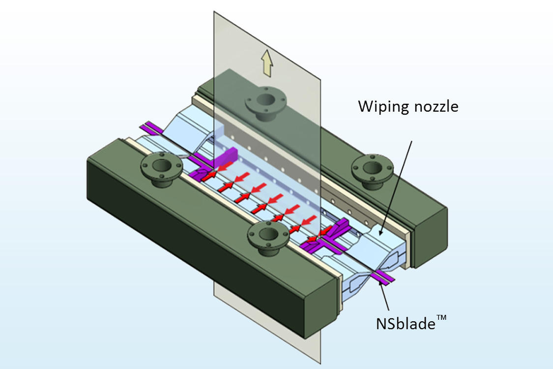 NSblade™ / Advanced Air Knife for Continuous Hot-dip Galvanizing Line